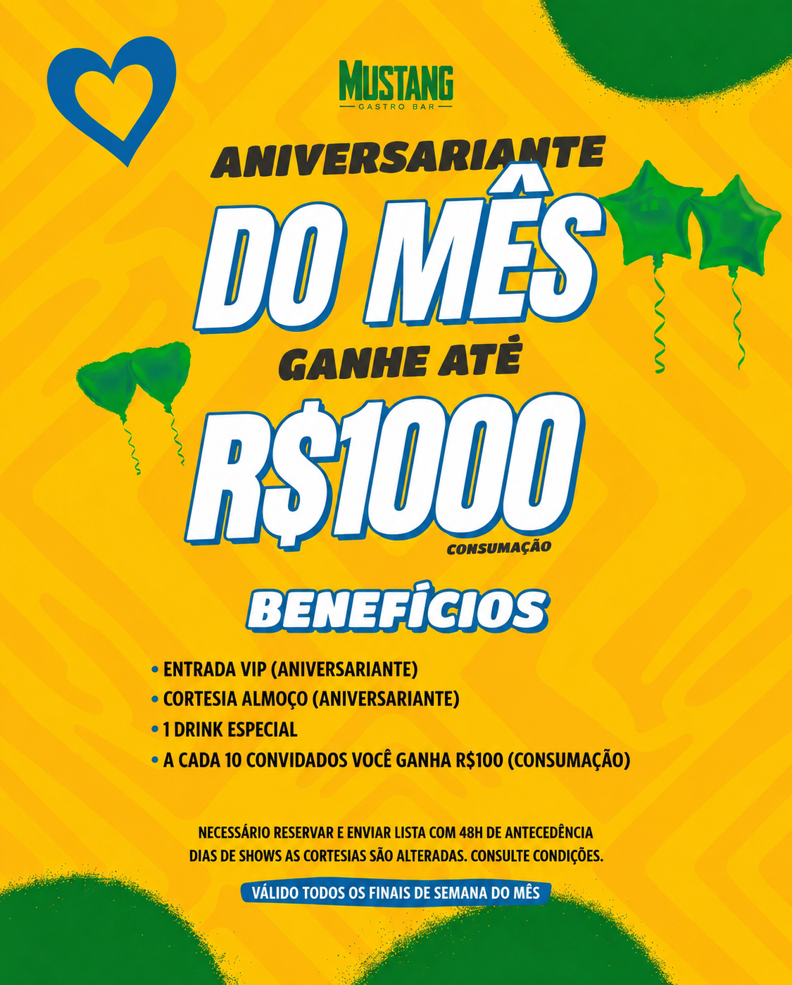 Promoção Aniversariantes